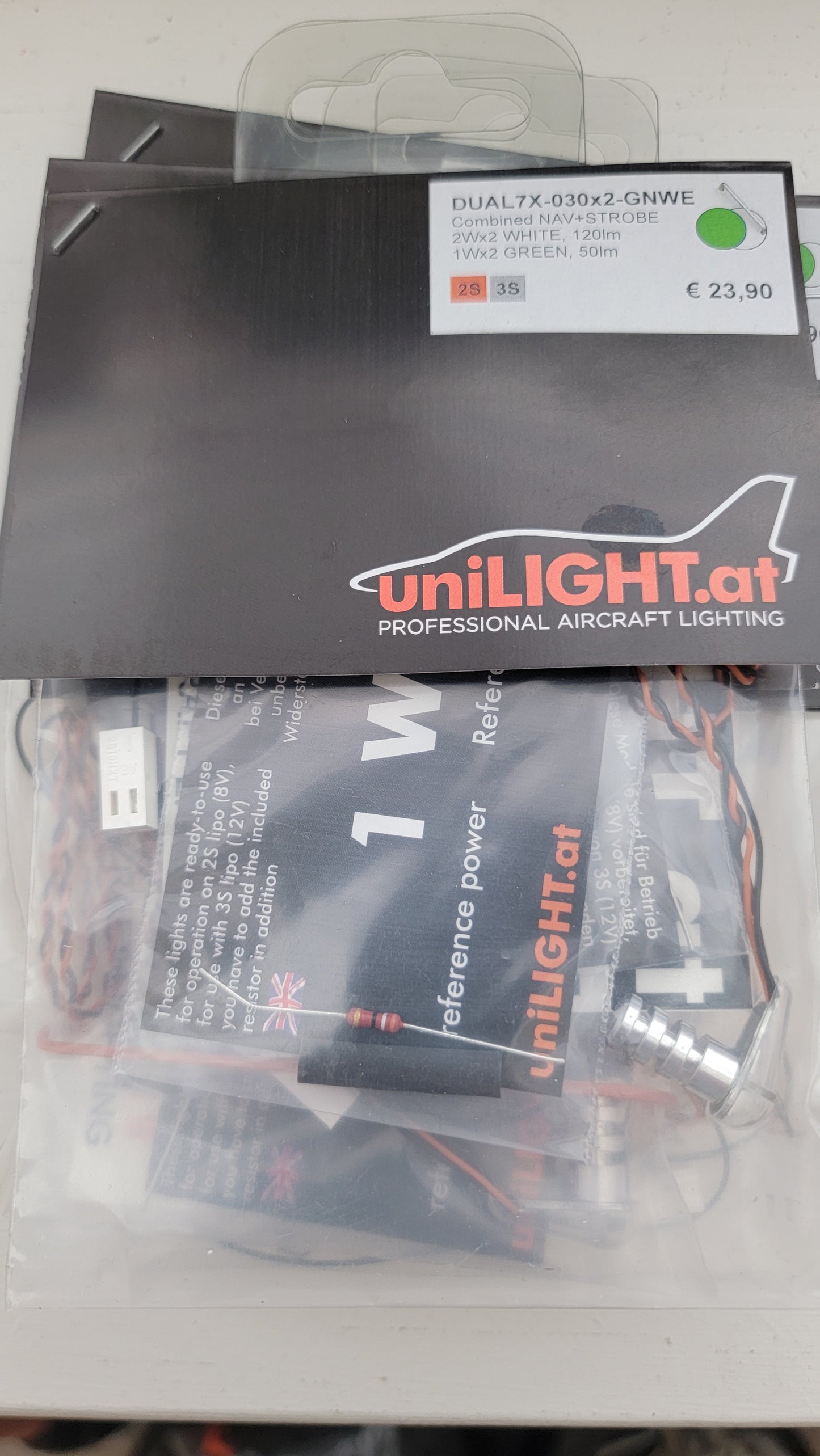 Unilight Dual 7X 030x2 nav and strobe