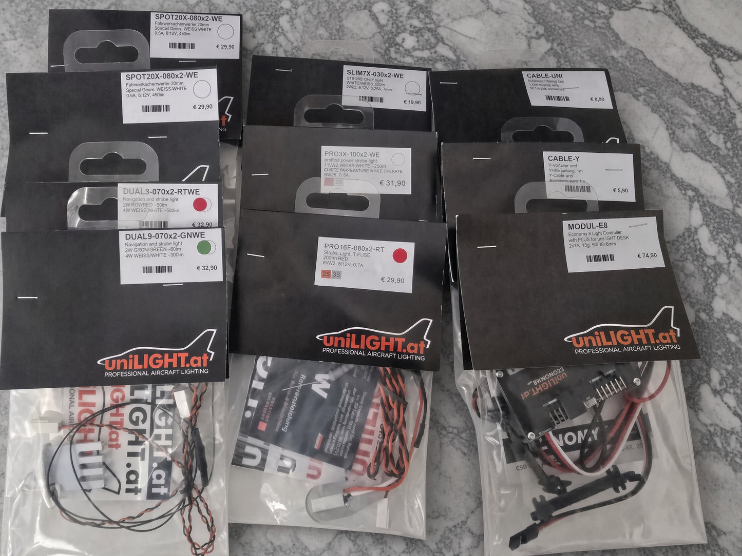 Unilight light sets
