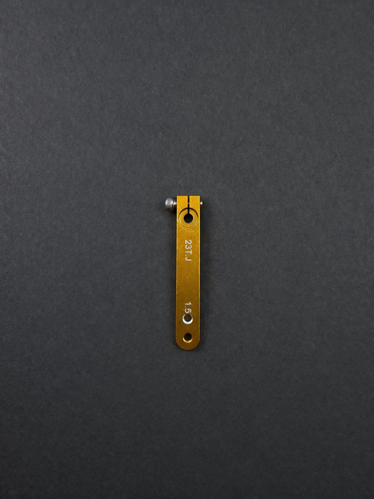 Aluminum servo arms 23T gold fit JR and Spektrum