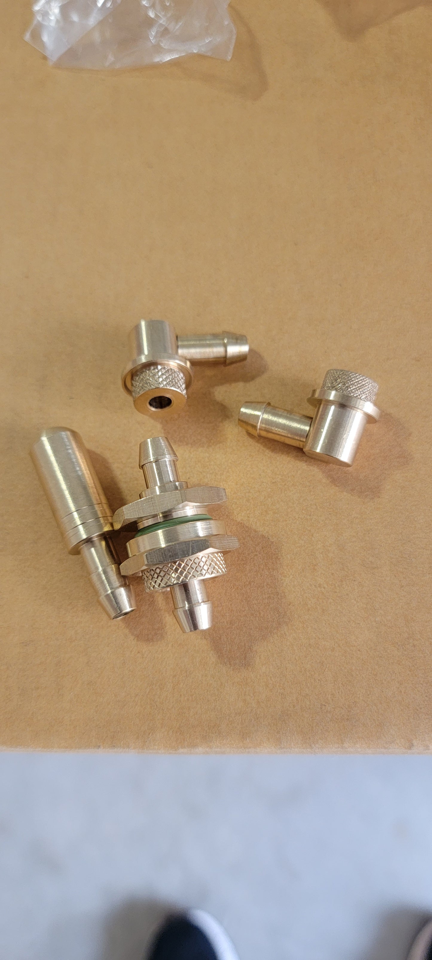 Picaro hopper tank fuel fitting set with two vents