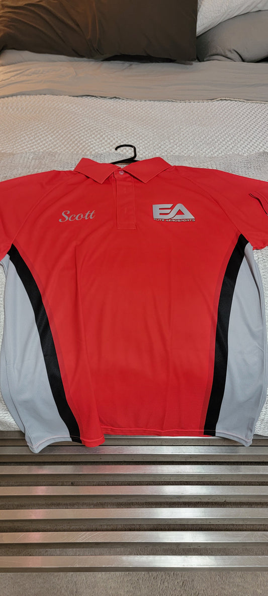 EA Polo Shirt Fire